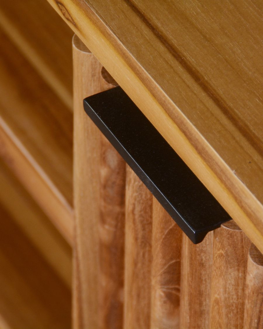 Opéra - Meuble tv rétro en teck massif recyclé 140 cm