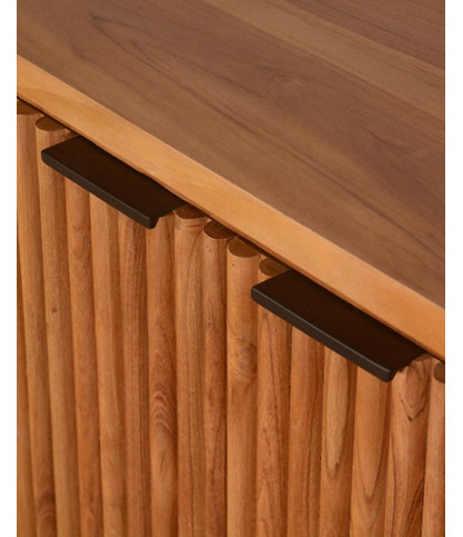 Opera - Retro sideboard in recycled teak wood