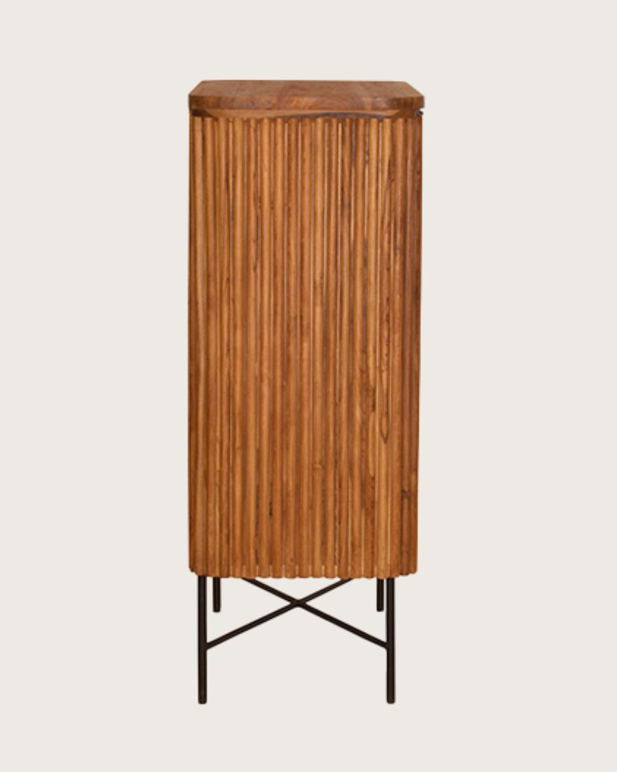 Opera - 2-türiges Sideboard aus recyceltem Teakholz