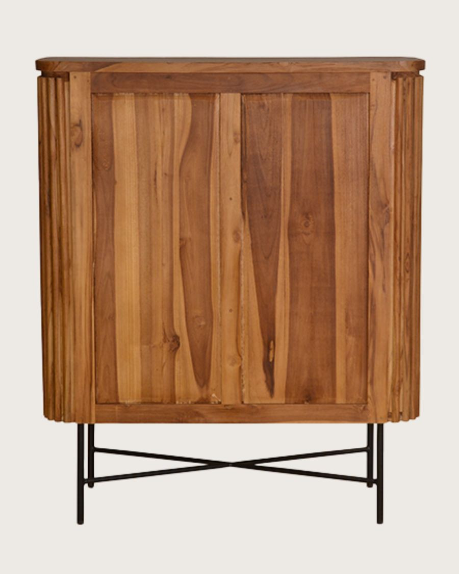 Opera - 2-türiges Sideboard aus recyceltem Teakholz
