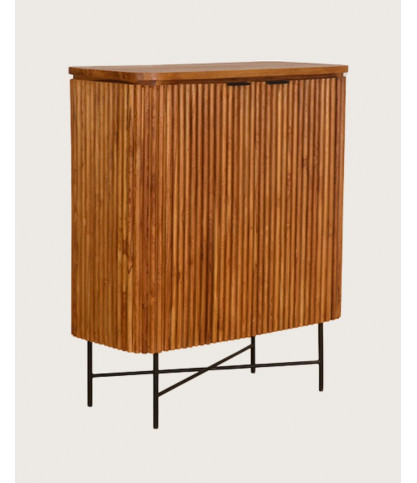 Opera - 2-türiges Sideboard aus recyceltem Teakholz