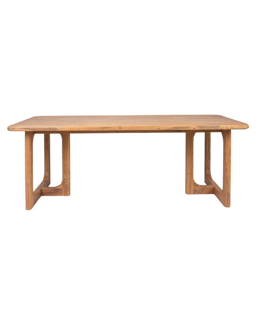 Oakara - Reclaimed teak garden table