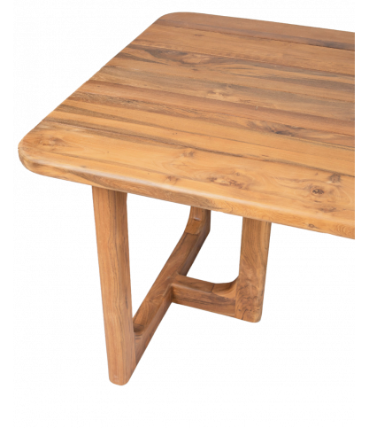 Oakara - Reclaimed teak garden table
