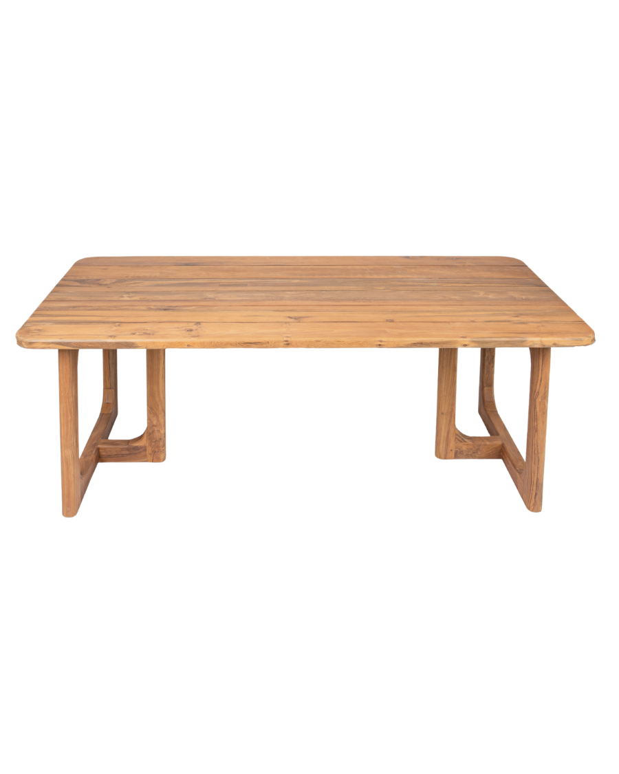 Oakara - Reclaimed teak garden table