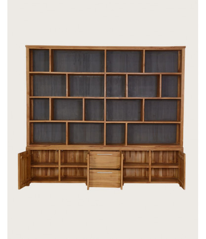 Atlas - Librería grande de madera de teca