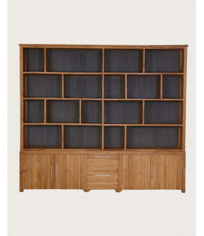 Atlas - Librería grande de madera de teca