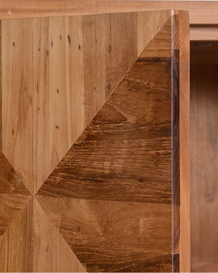 Strio - Anrichte aus recyceltem Teakholz