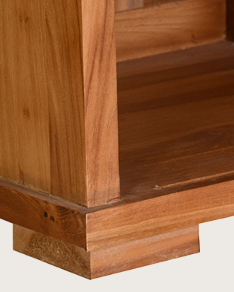 Lexis - Libreria in legno di teak riciclato