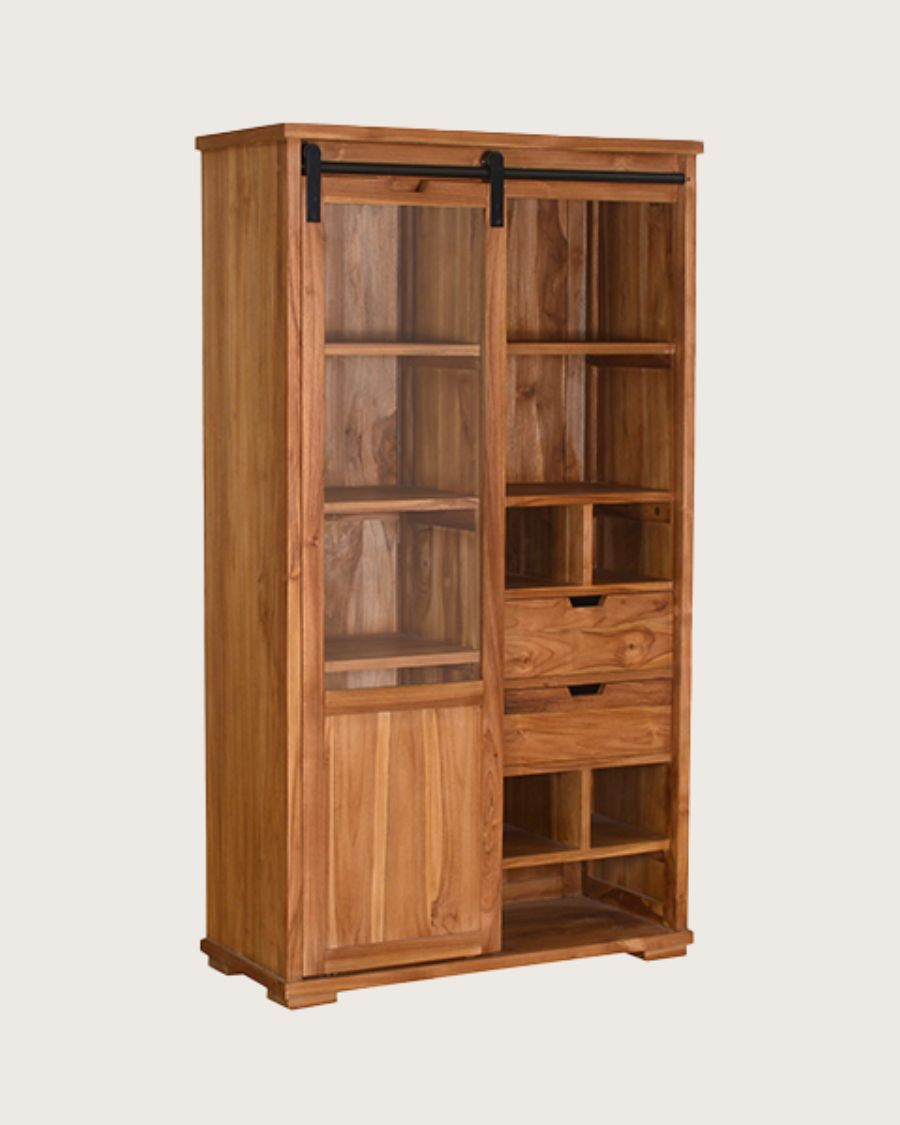 Lexis - Recycled teak wood bookcase