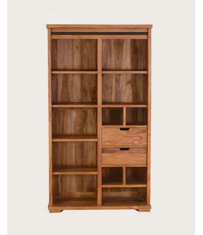 Lexis - Libreria in legno di teak riciclato