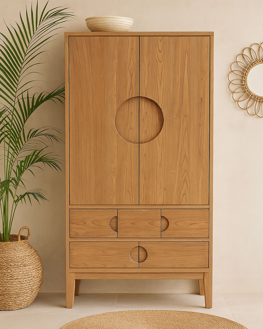 Kyoto - Armoire en teck massif