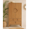 Kyoto - Armoire en bois massif de Sungkai