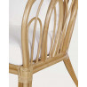 Aurora- Fauteuil de jardin en rotin avec coussin blanc