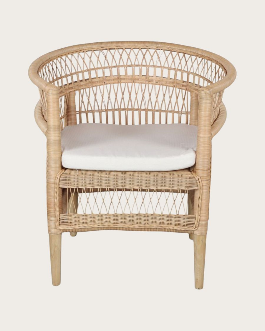 Luka – Gartensessel aus Naturrattan