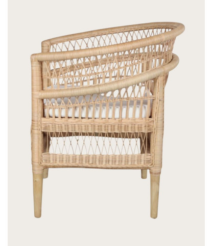 Luka – Gartensessel aus Naturrattan