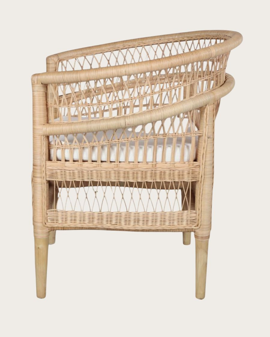 Luka – Gartensessel aus Naturrattan