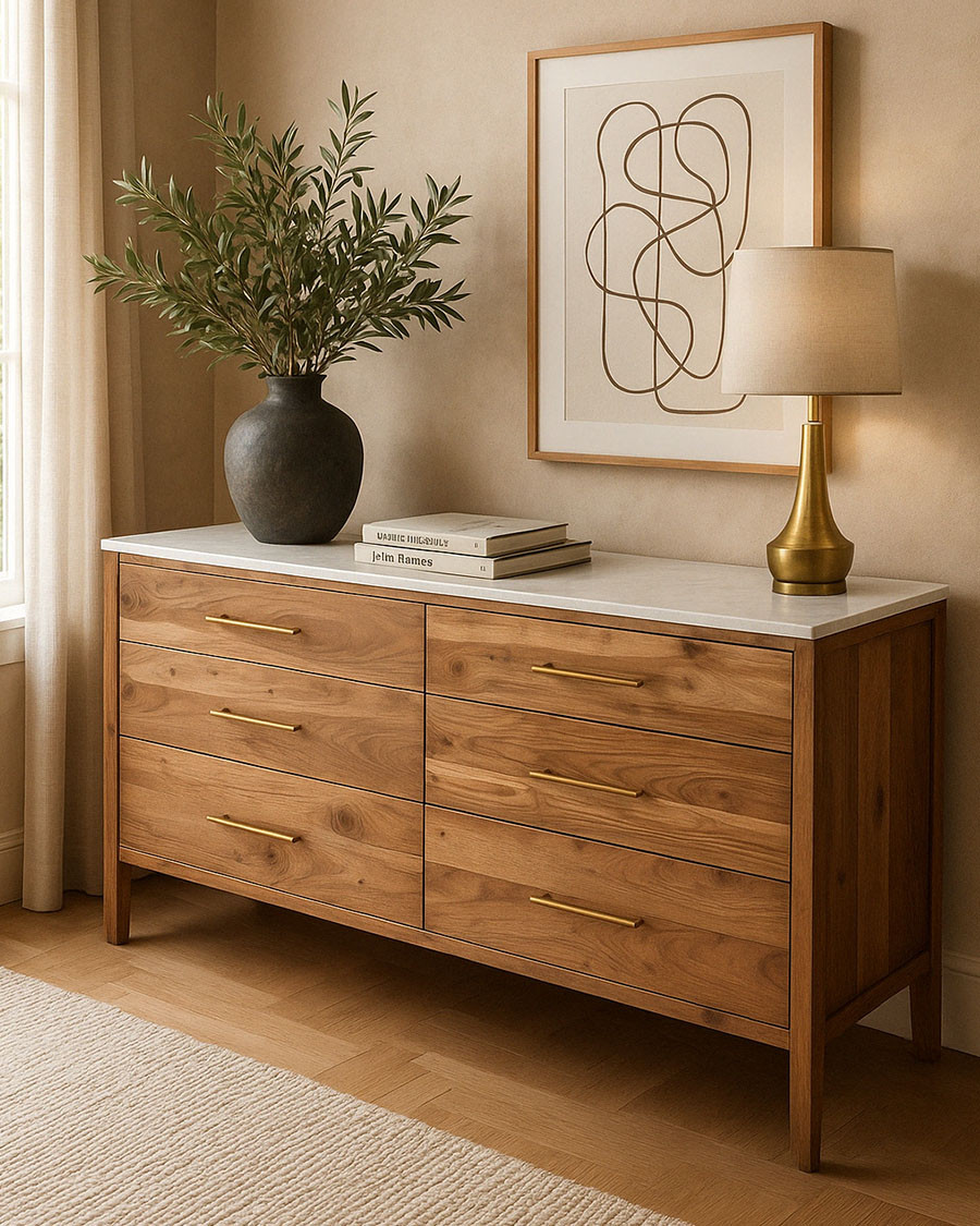 Havena - Buffet bas en bois...
