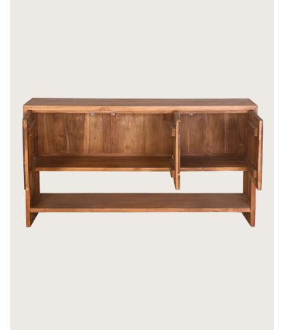 Strio - Badezimmermöbel aus massivem Teakholz 140 cm