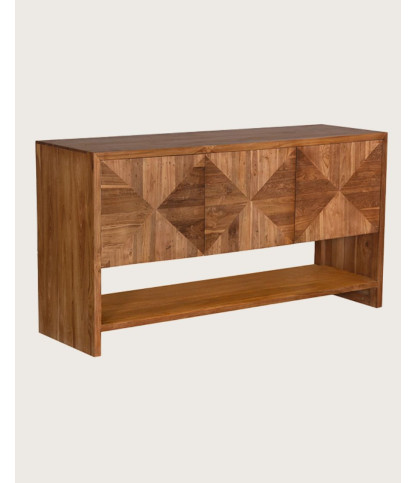 Strio - Badezimmermöbel aus massivem Teakholz 140 cm