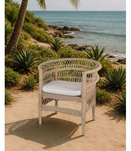 Luka - fauteuil de jardin en rotin