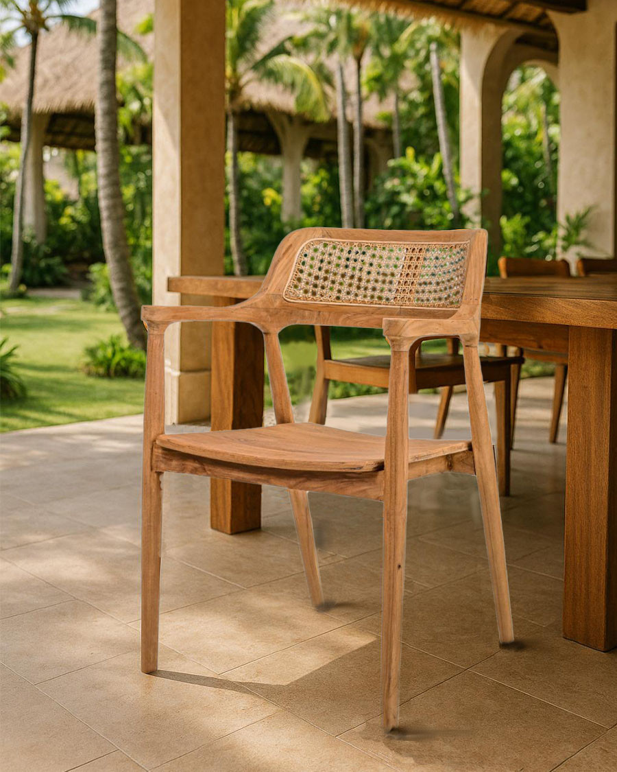 Sienne - Chaise en teck...