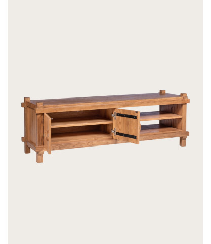 Nara - Mueble para TV de madera de teca de 150 cm