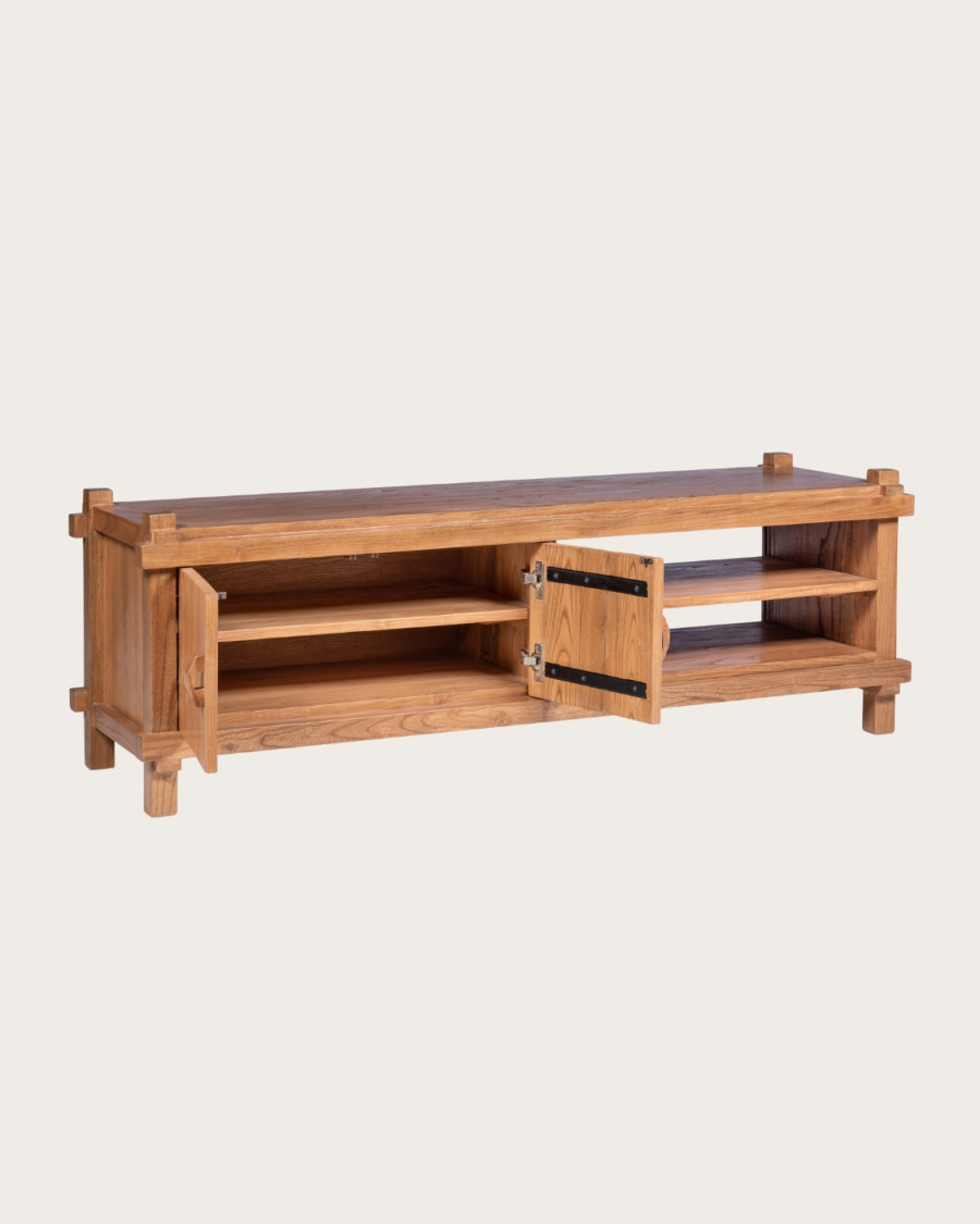 Mobile porta TV Nara in legno di teak, 150 cm.