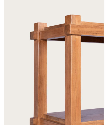 Nara - Large solid teak shelf