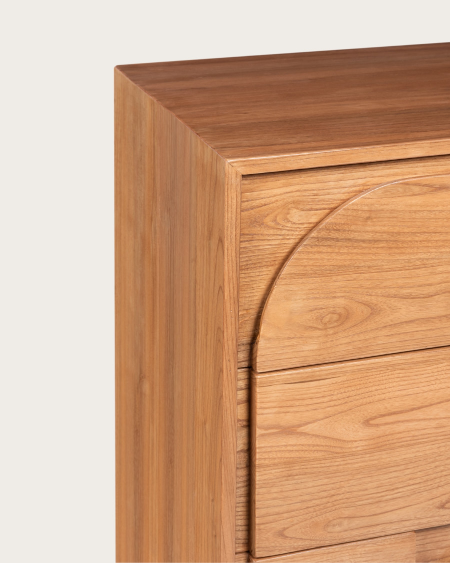 Dinda - Solid teak chest of drawers