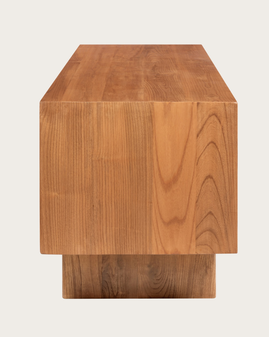 Meuble tv en bois massif de teck 170 cm