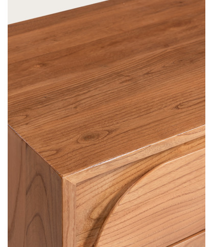 Meuble tv en bois massif de teck 170 cm