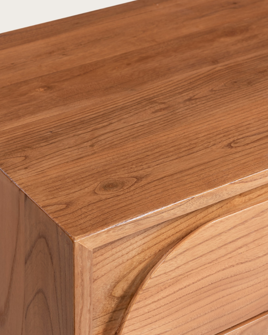 Meuble tv en bois massif de teck 170 cm