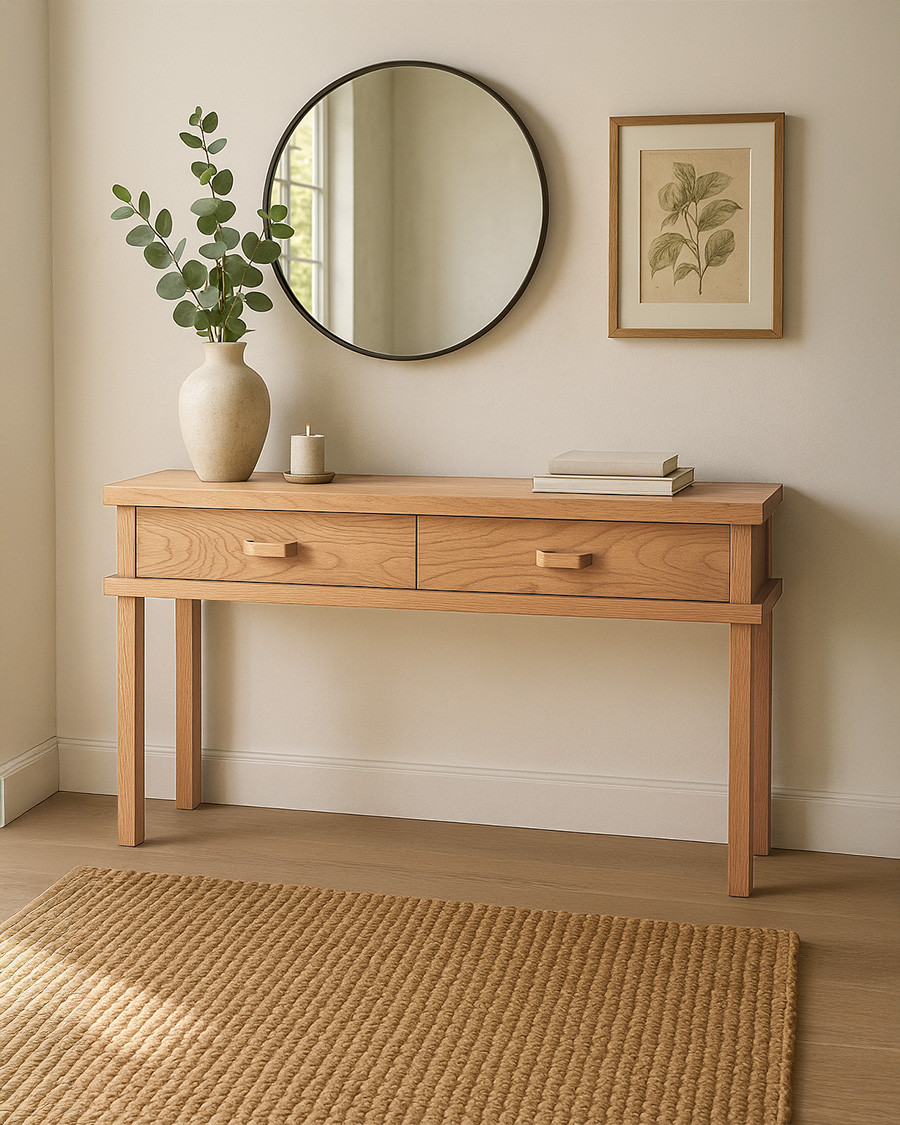 Lore - Console en bois avec...