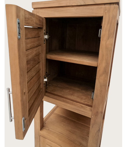 Oasis - Solid teak bathroom column