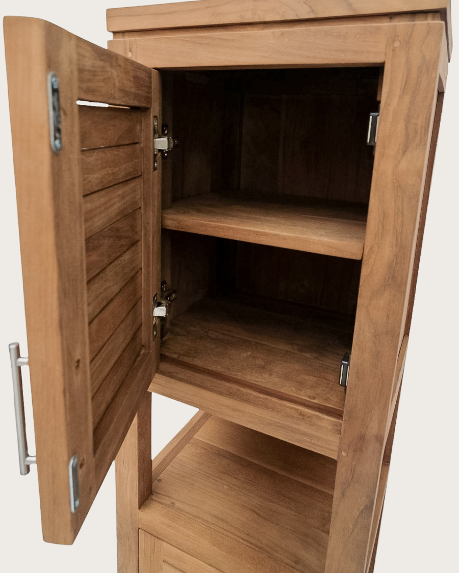 Oasis - Solid teak bathroom column