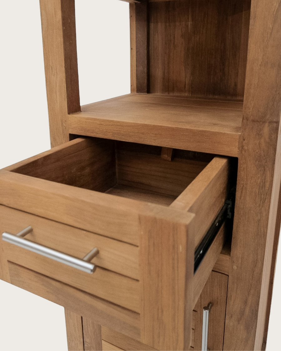 Oasis - Columna de baño de teca maciza