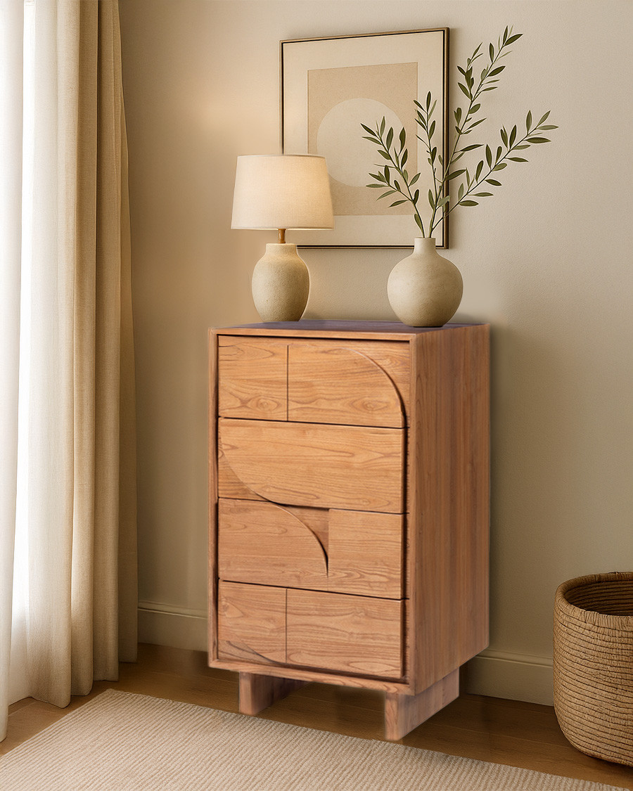 Dinda - Commode en bois...