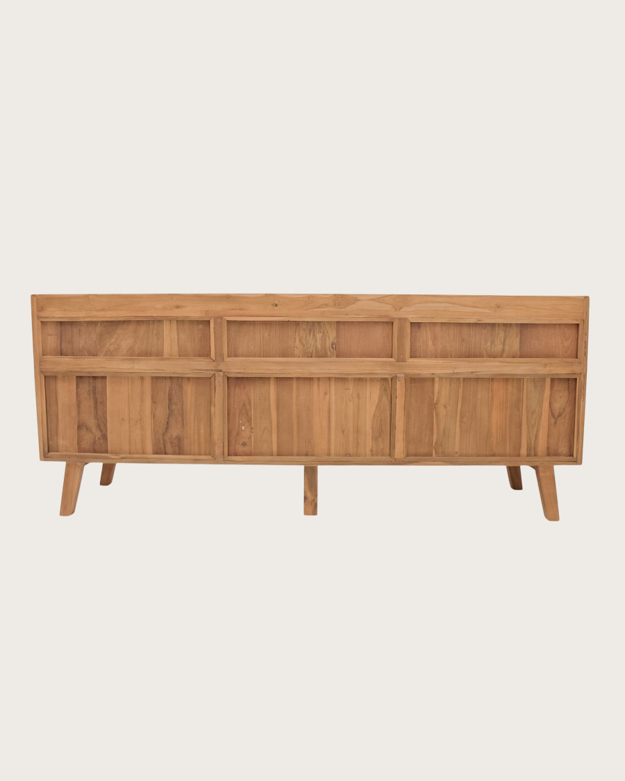 Mueble para TV de madera maciza de teca, 196 cm. Mueble para TV de madera maciza de teca, 196 cm.