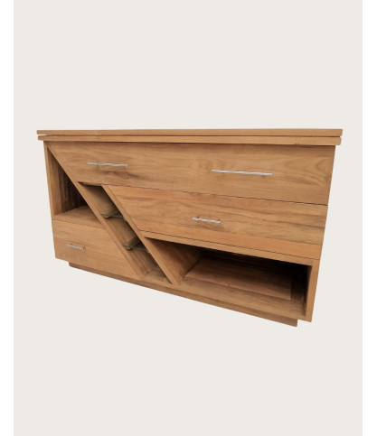 Diva - Mueble de baño de teca 145 cm