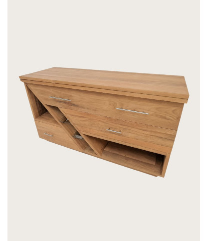 Diva - Teakholz-Badezimmerschrank 145 cm