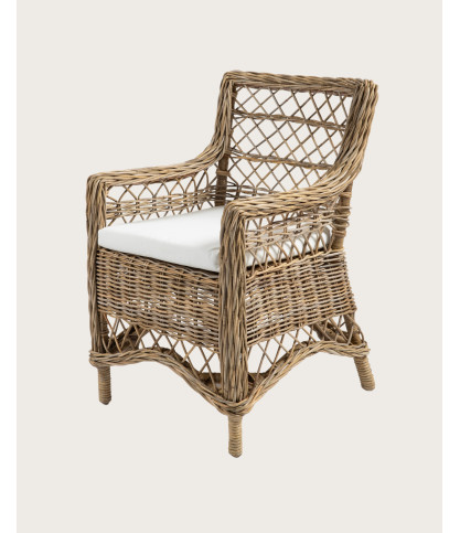 Asana - Sillón de jardín de ratán