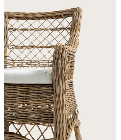 Asana - Sillón de jardín de ratán