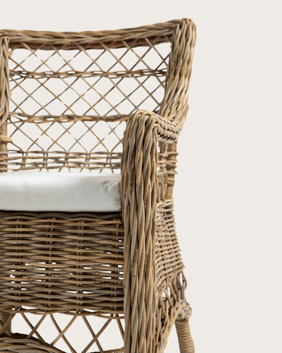 Asana - Silla de jardín de ratán