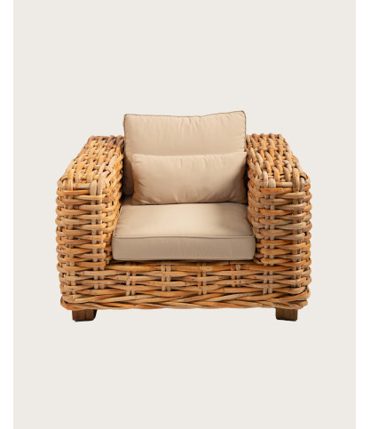Weaverly - Fauteuil de jardin en rotin