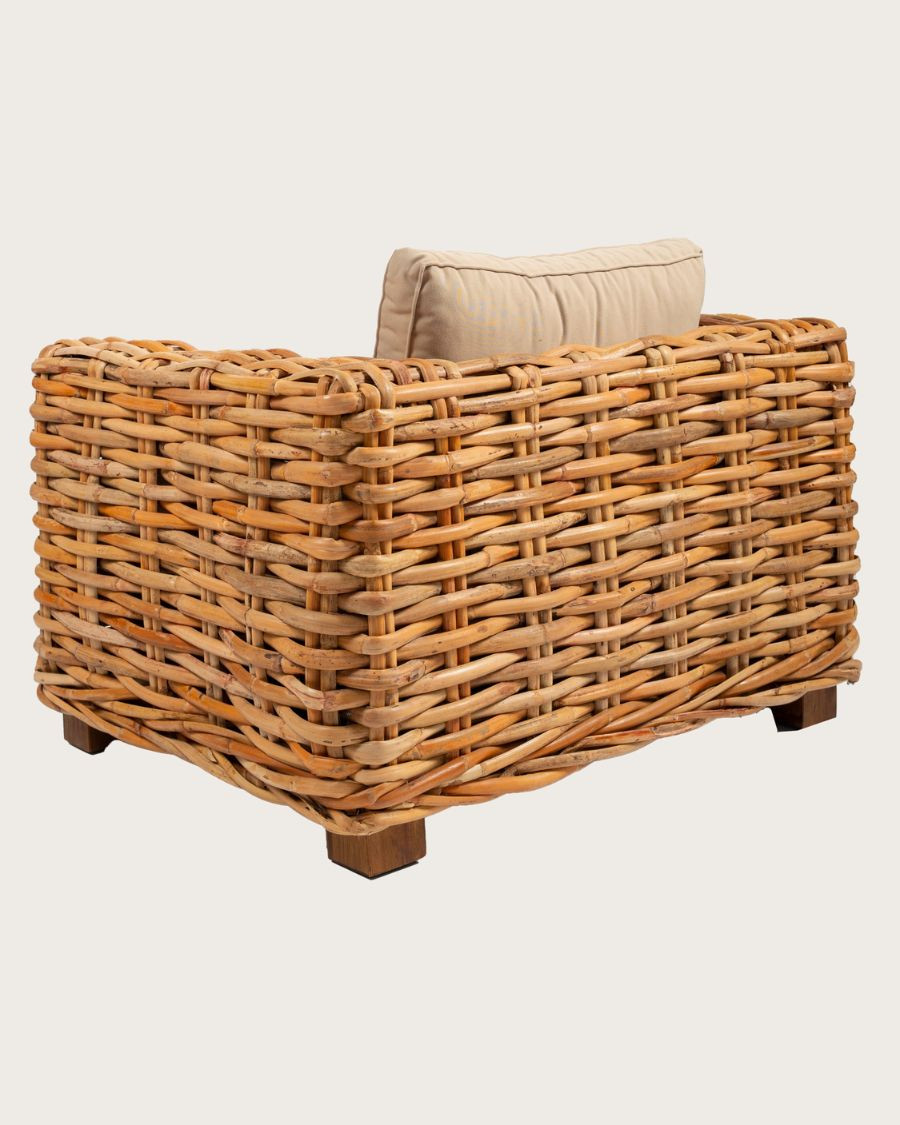 Weaverly - Fauteuil de jardin en rotin