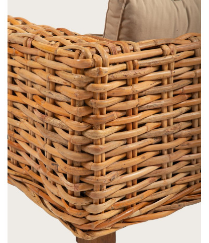 Weaverly - Fauteuil de jardin en rotin