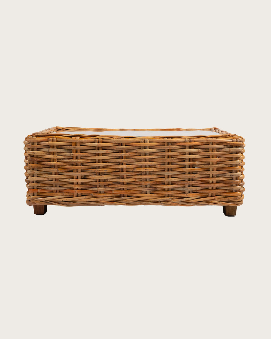 Weaverly - Couchtisch aus geflochtenem Rattan