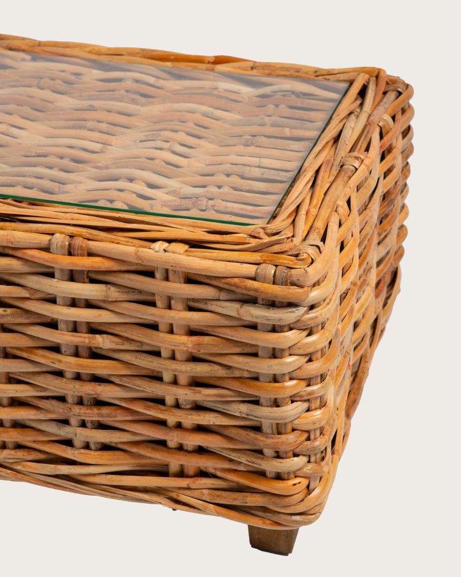Weaverly - Woven rattan coffee table