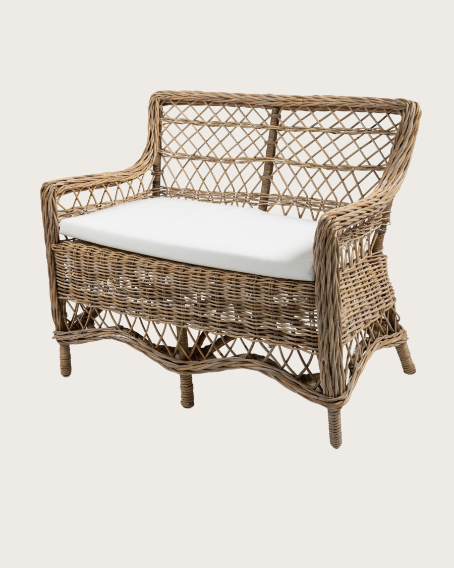Asana -  Canapé-Fauteuil de jardin en rotin