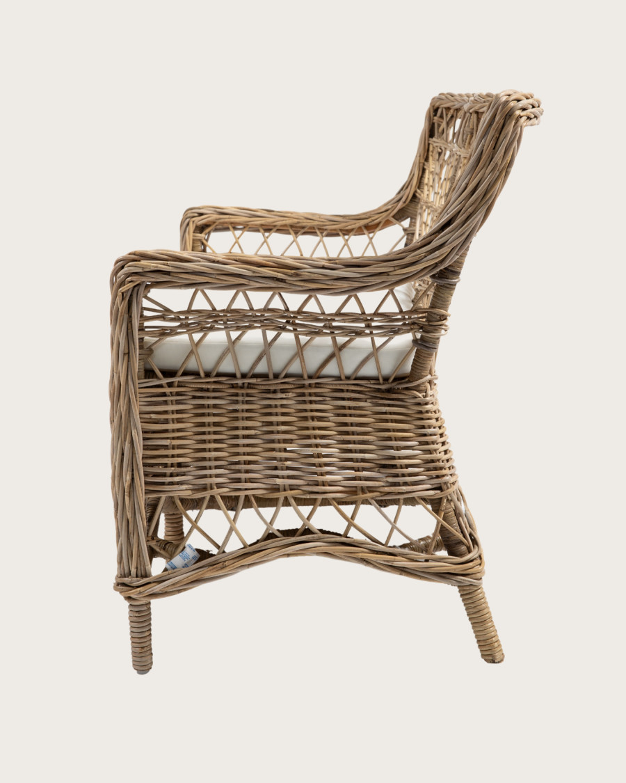 Asana -  Canapé-Fauteuil de jardin en rotin